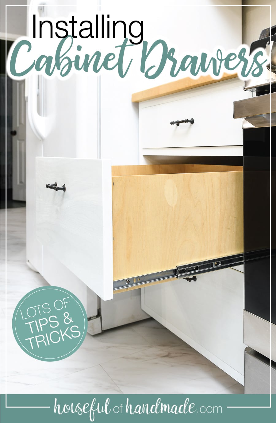 How To Install Cabinet Drawers With, How To Replace Kitchen Drawer Slides