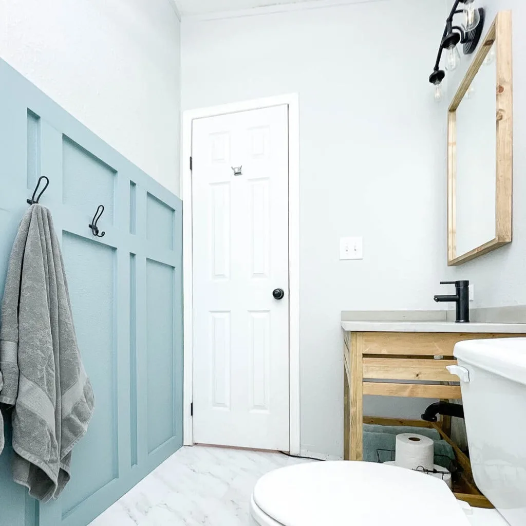 $100 Bathroom Remodel Reveal Almost - Houseful of Handmade