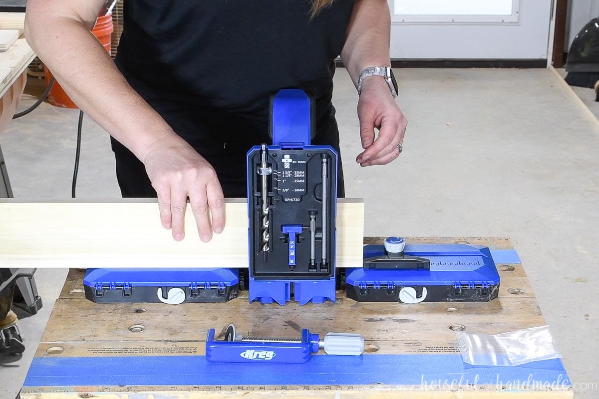How to Use the Kreg Pocket Hole Jig 720 Houseful of Handmade