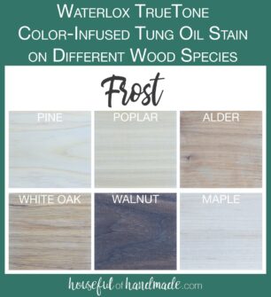 Testing TrueTone Color-Infused Tung Oil on Different Wood Species ...