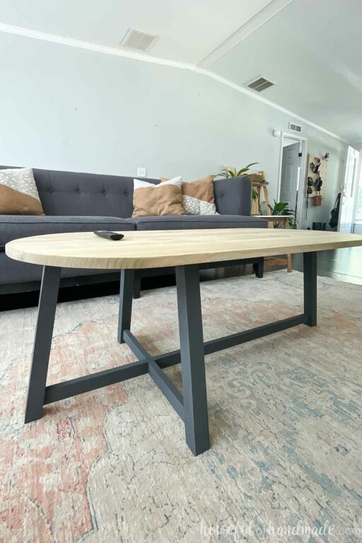 Simple Asymmetrical Coffee Table Build Plans - Houseful of Handmade