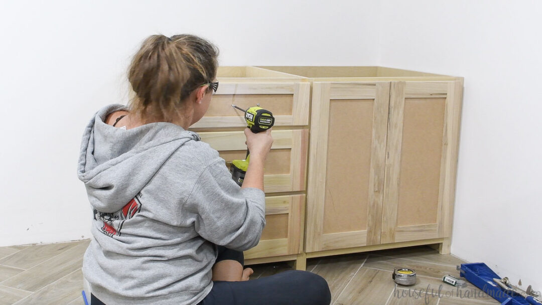 How to Attach Drawer Fronts Houseful of Handmade
