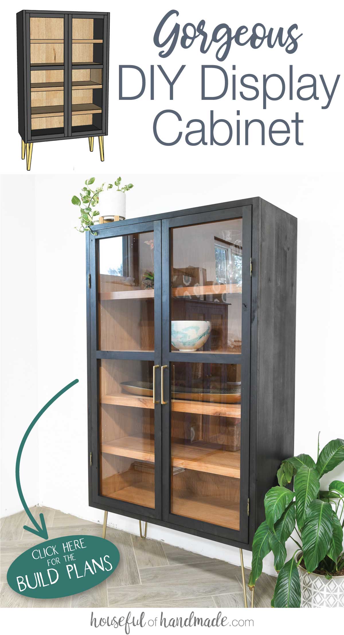 Modern Display Build Plans Houseful of Handmade