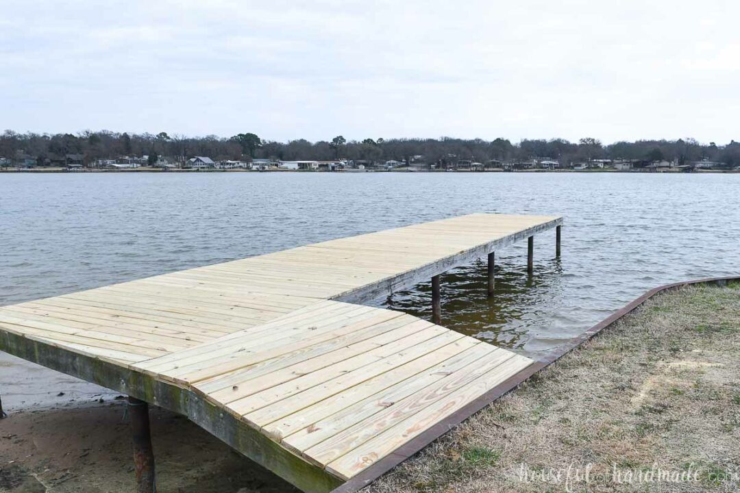 Replacing Deck Boards for a Stunning new Dock - Houseful of Handmade