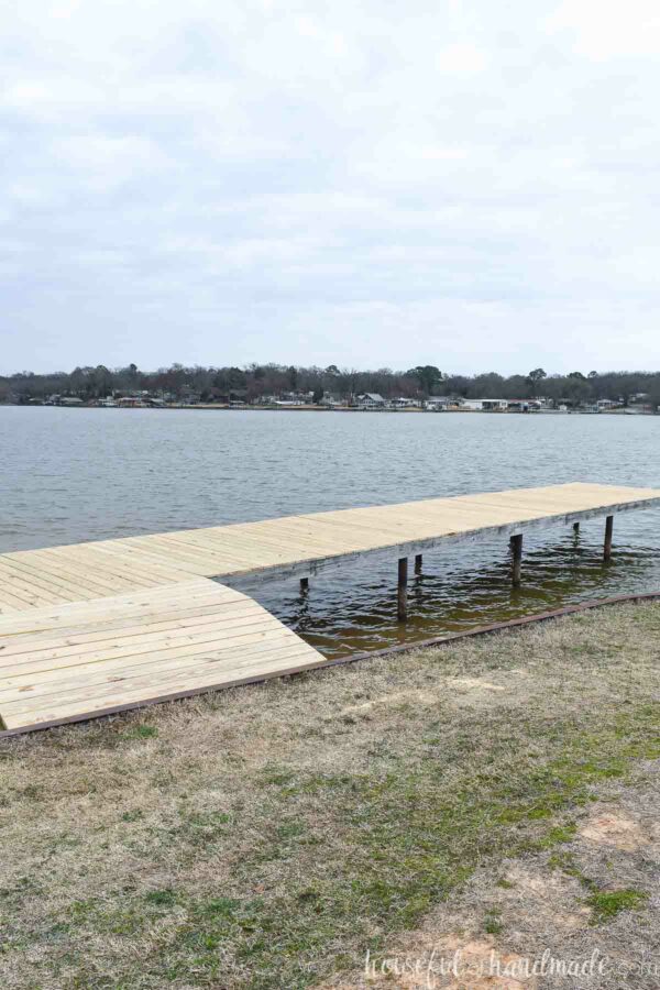 Replacing Deck Boards for a Stunning new Dock - Houseful of Handmade