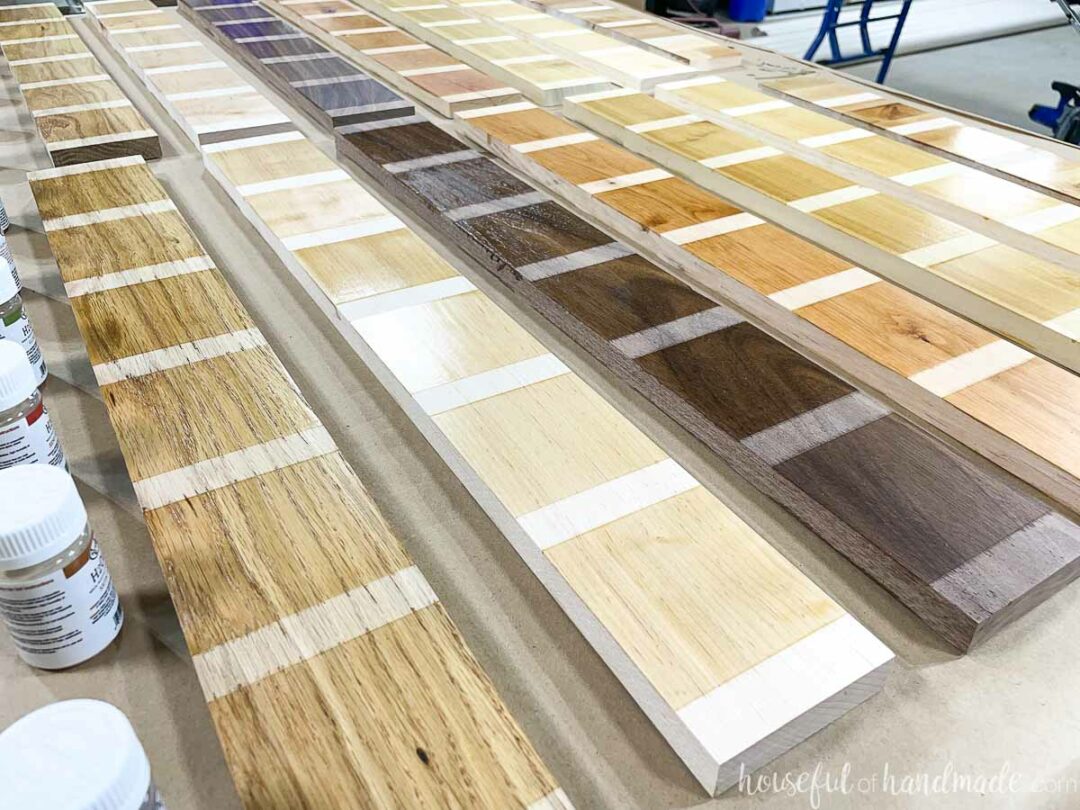 Comparing Different Sheens of Finishes on Different Wood Species