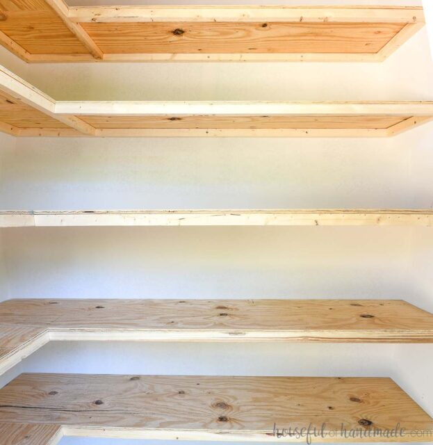 Easy DIY Storage Shelves Houseful of Handmade