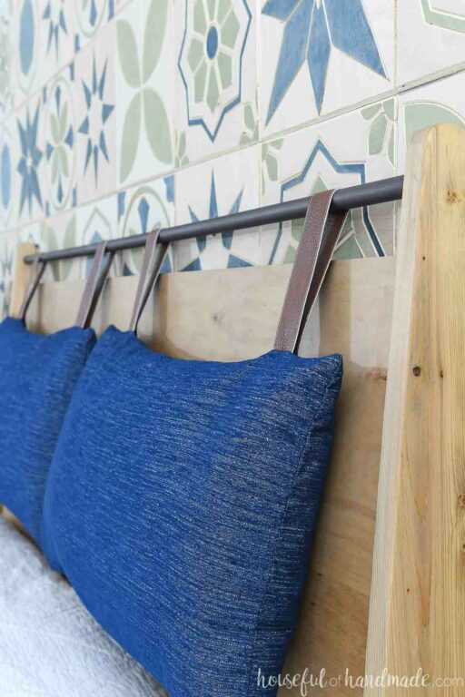 Modern DIY Headboard with Headboard Cushion Houseful of Handmade