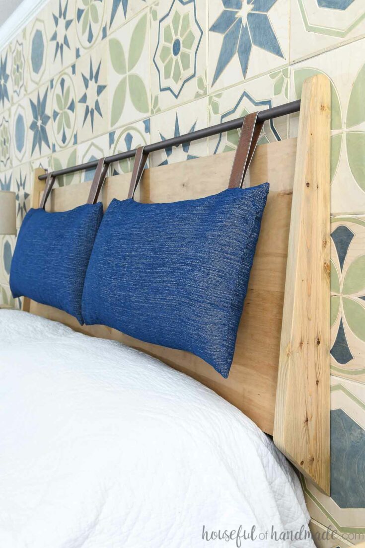 Modern DIY Headboard with Headboard Cushion Houseful of Handmade