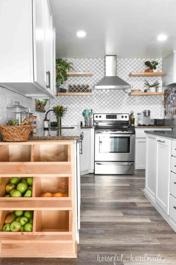 Wooden Vegetable and Potato Bins Houseful of Handmade