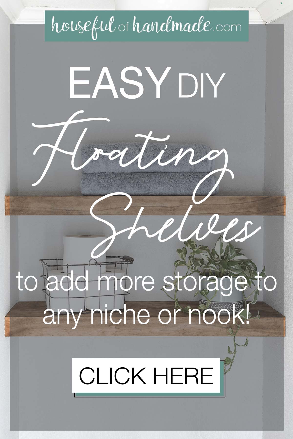 Easy Diy Floating Shelves In A Nook Or Alcove Houseful Of Handmade 4631