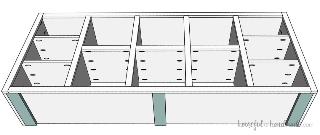 Modern DIY Cube Storage Shelf - Houseful of Handmade