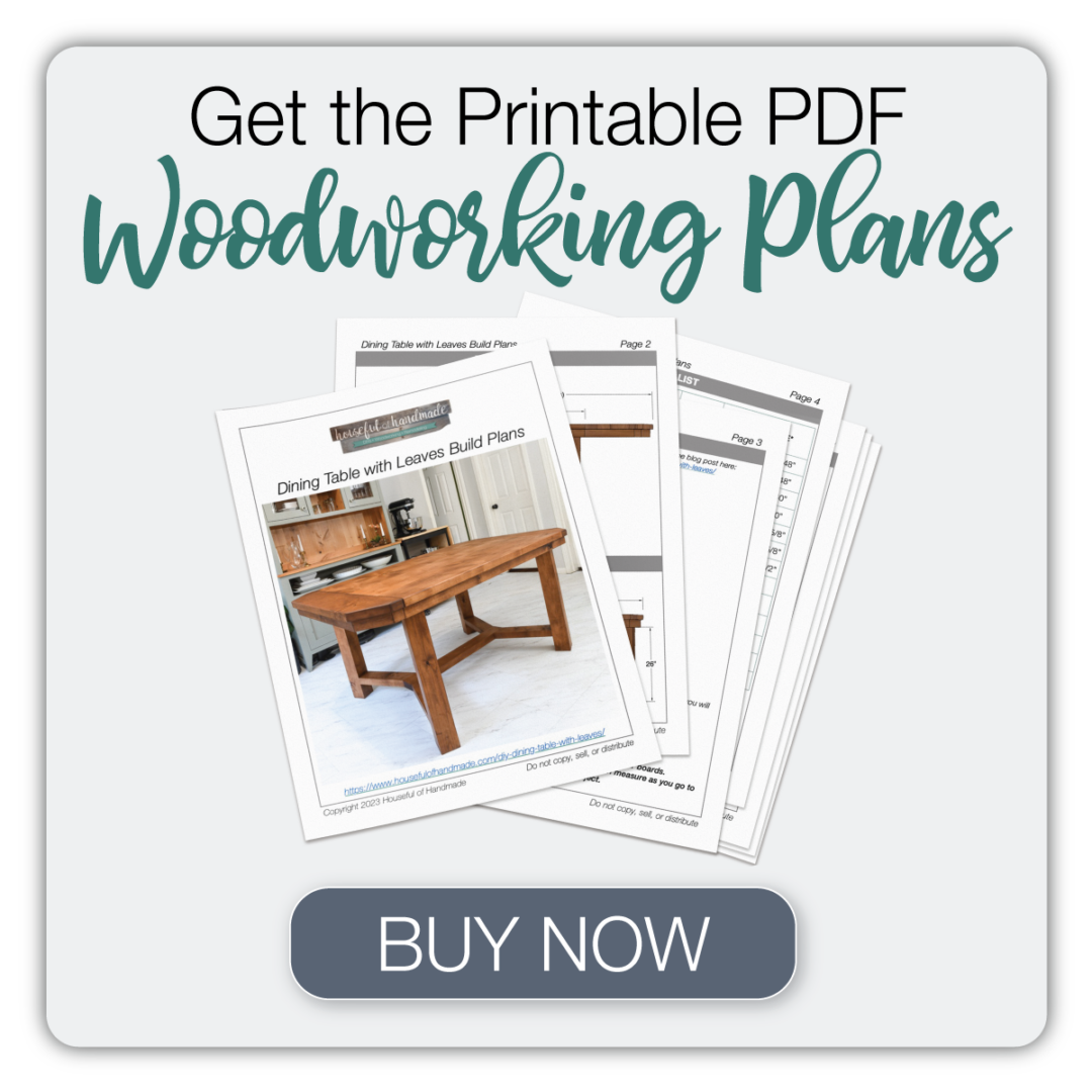 DIY Dining Table with Leaves Houseful of Handmade