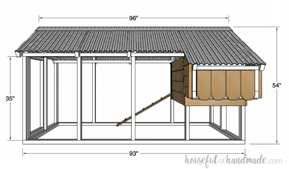 Small Chicken Coop Build Plans - Houseful of Handmade