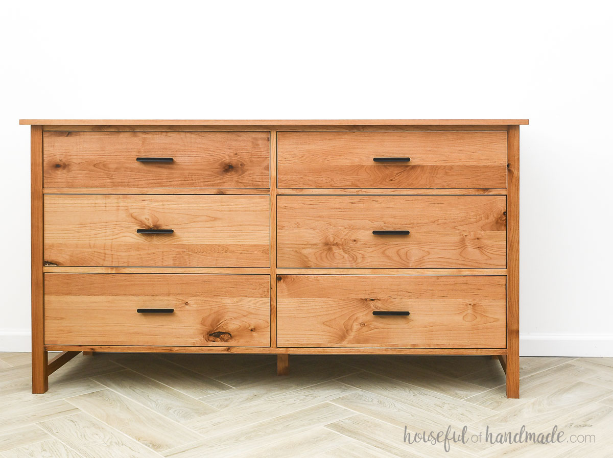 Large 6 drawer dresser that looks liked the farmhouse dresser from Pottery Barn.