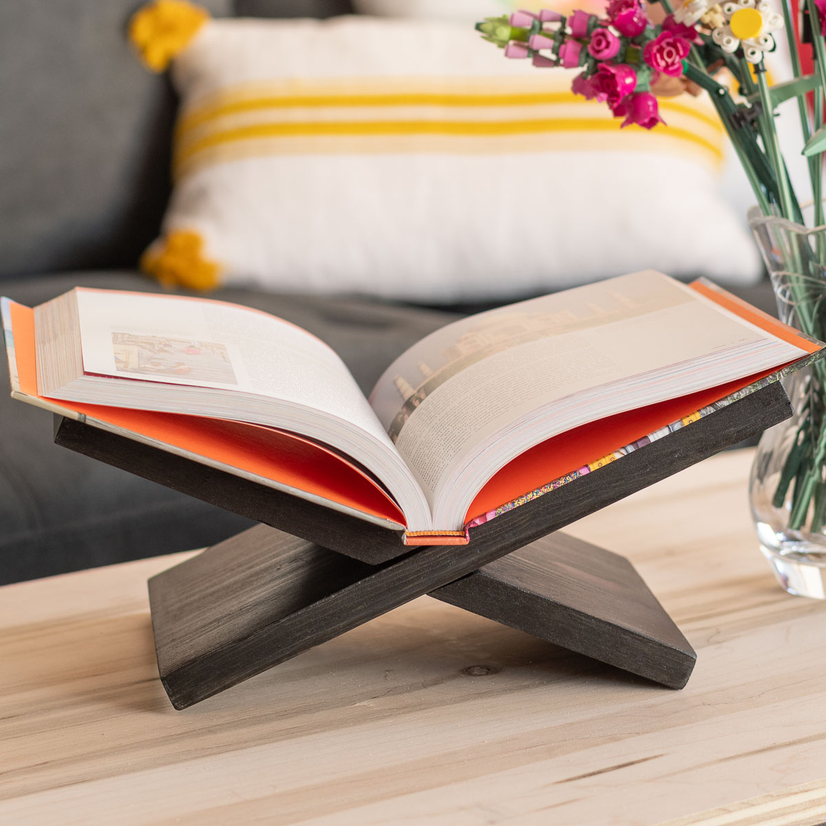 DIY Coffee table book stand by Anikas DIY Life.