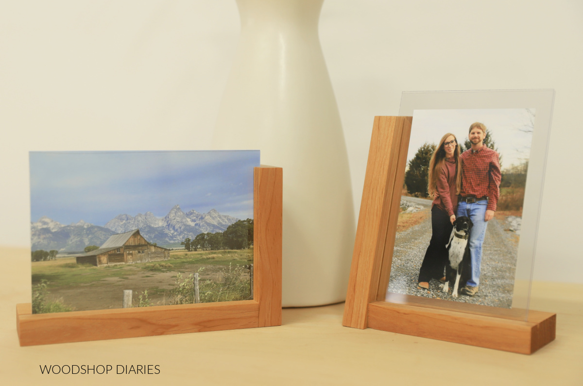 DIY photo frames from Woodshop Diaries.