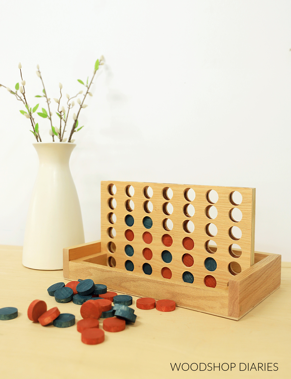 DIY connect 4 game from Woodshop Diaries.